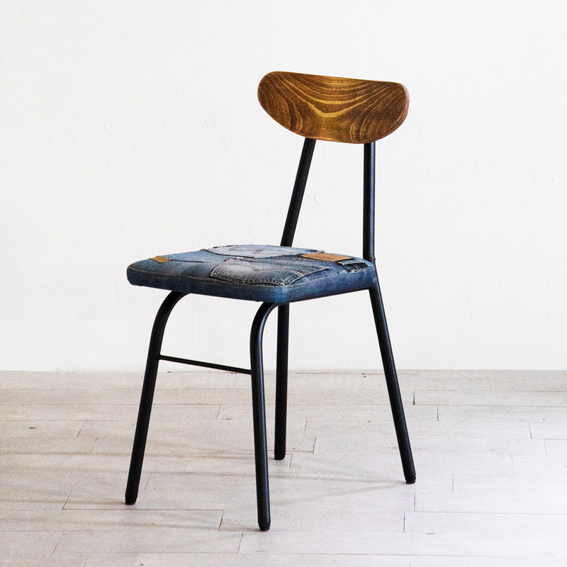 SCHOOL CHAIR DENIM (KONARA OAK/HINOKI)