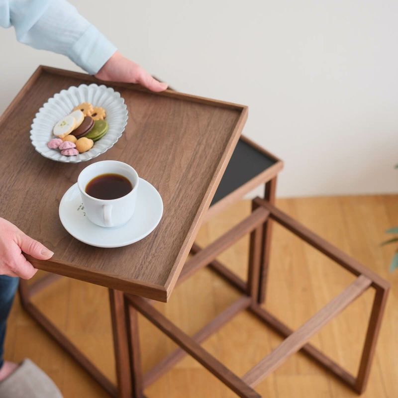 FM TRAY NEST TABLE (REMOVABLE TOP NESTING TABLE)