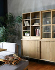 CADEAL Book Case / glass door