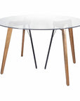 G-knot Glass Table 1200 round