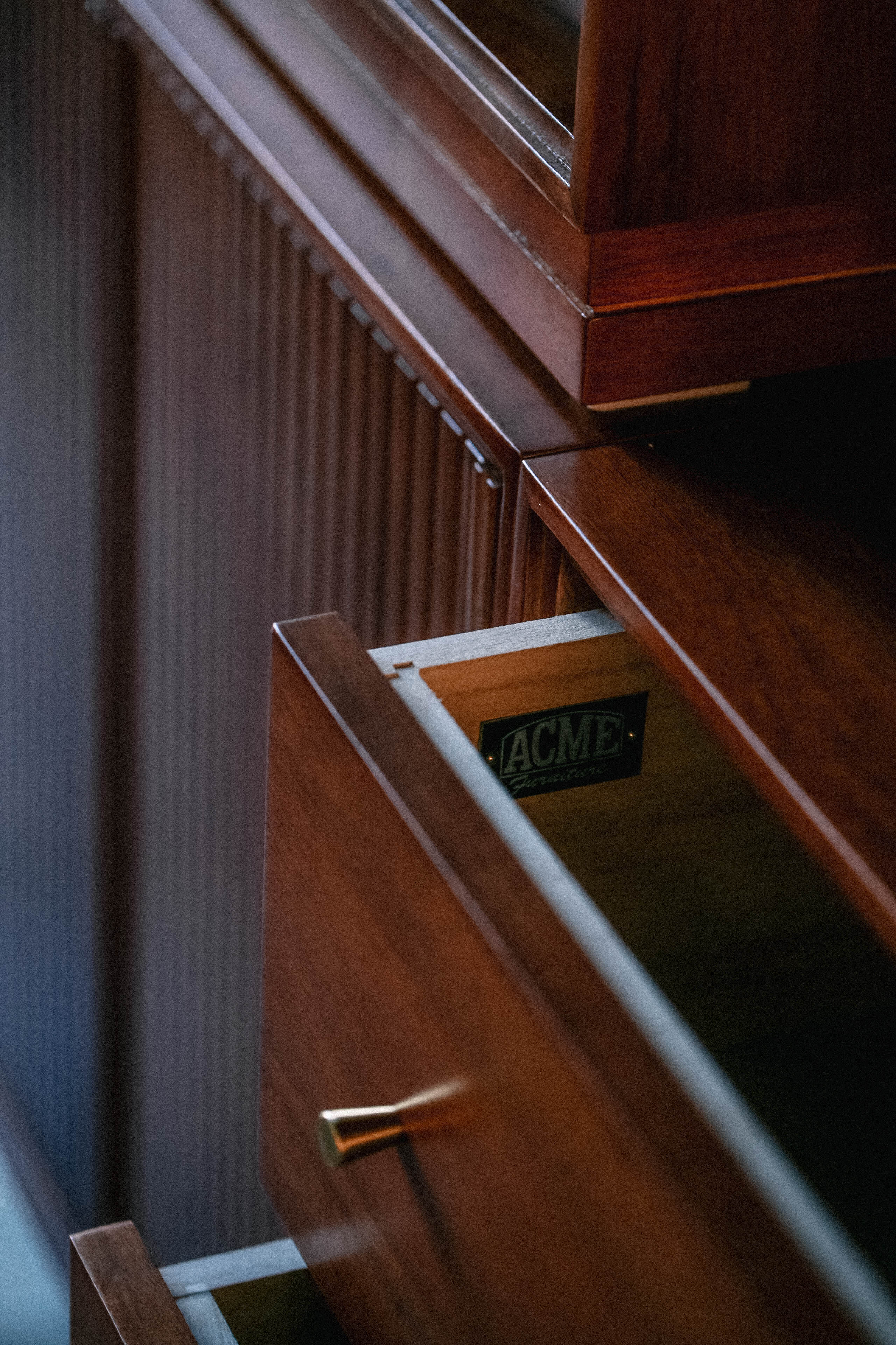 BROOKS SMALL CHEST, SERVER AND STACKING SHELF