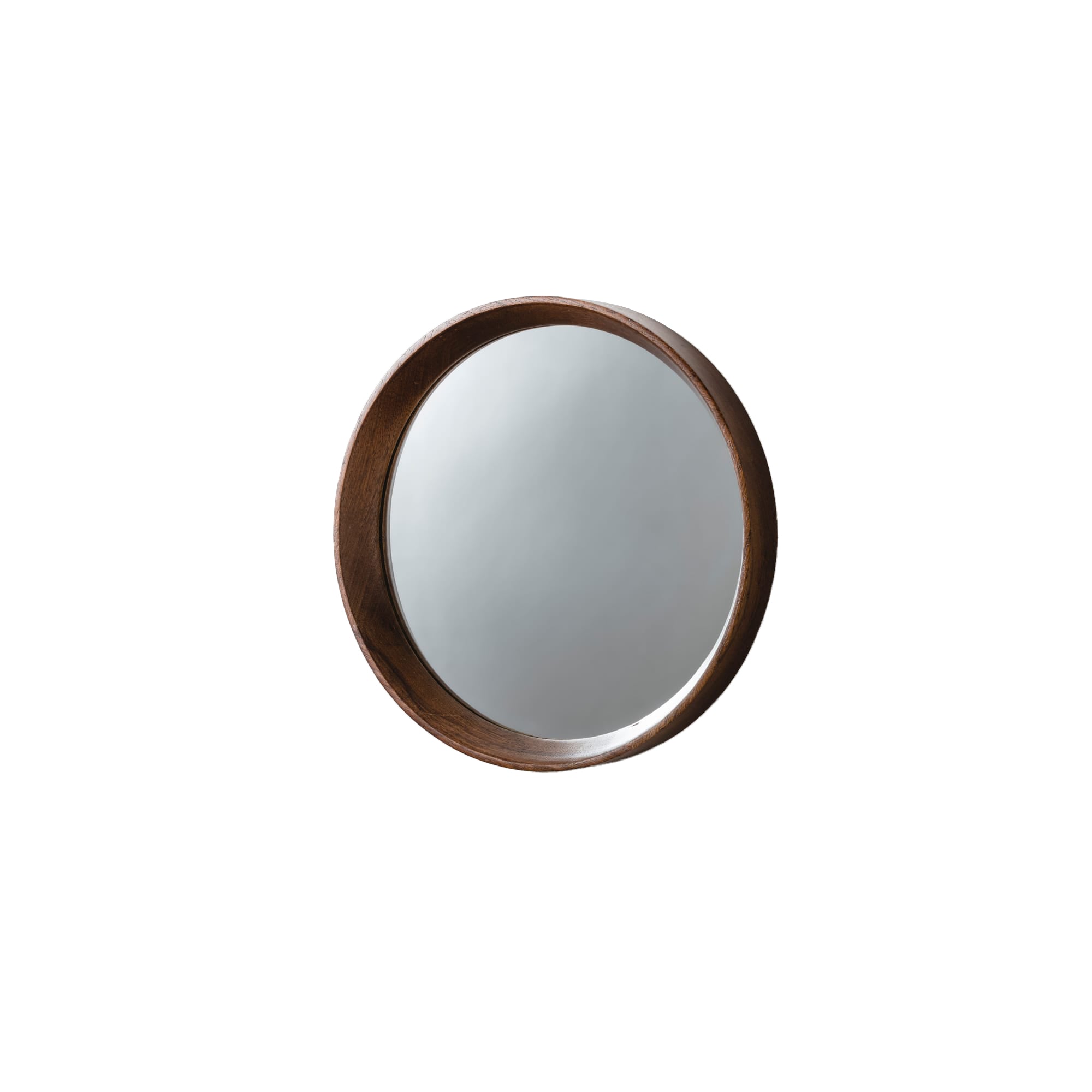 toolbox | Wooden Round Mirror
