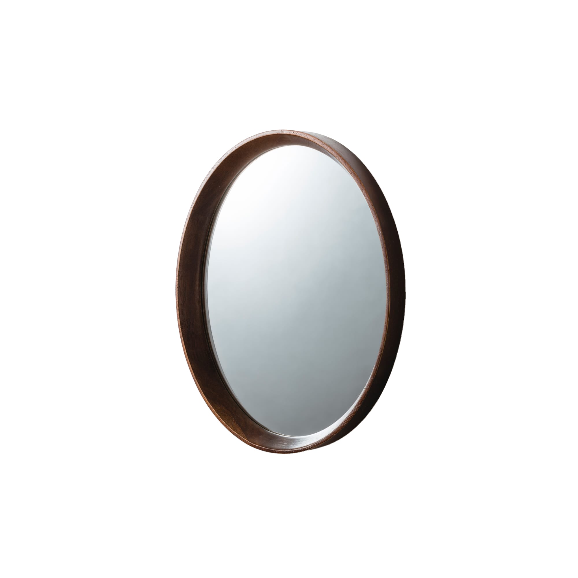 toolbox | Wooden Round Mirror