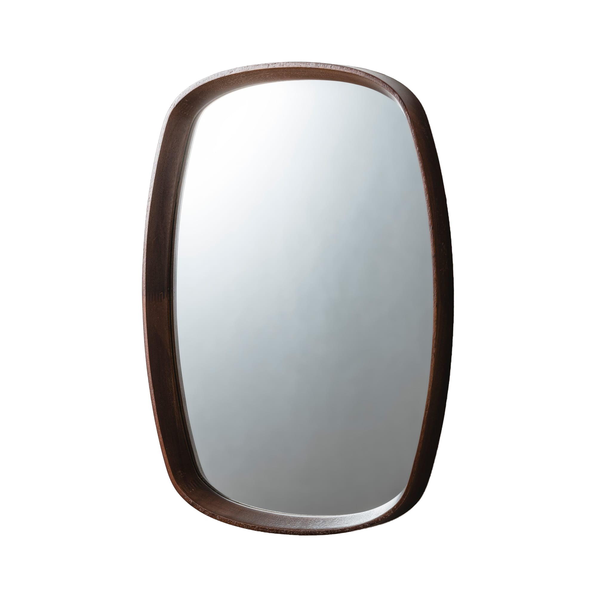 toolbox | Wooden Round Mirror