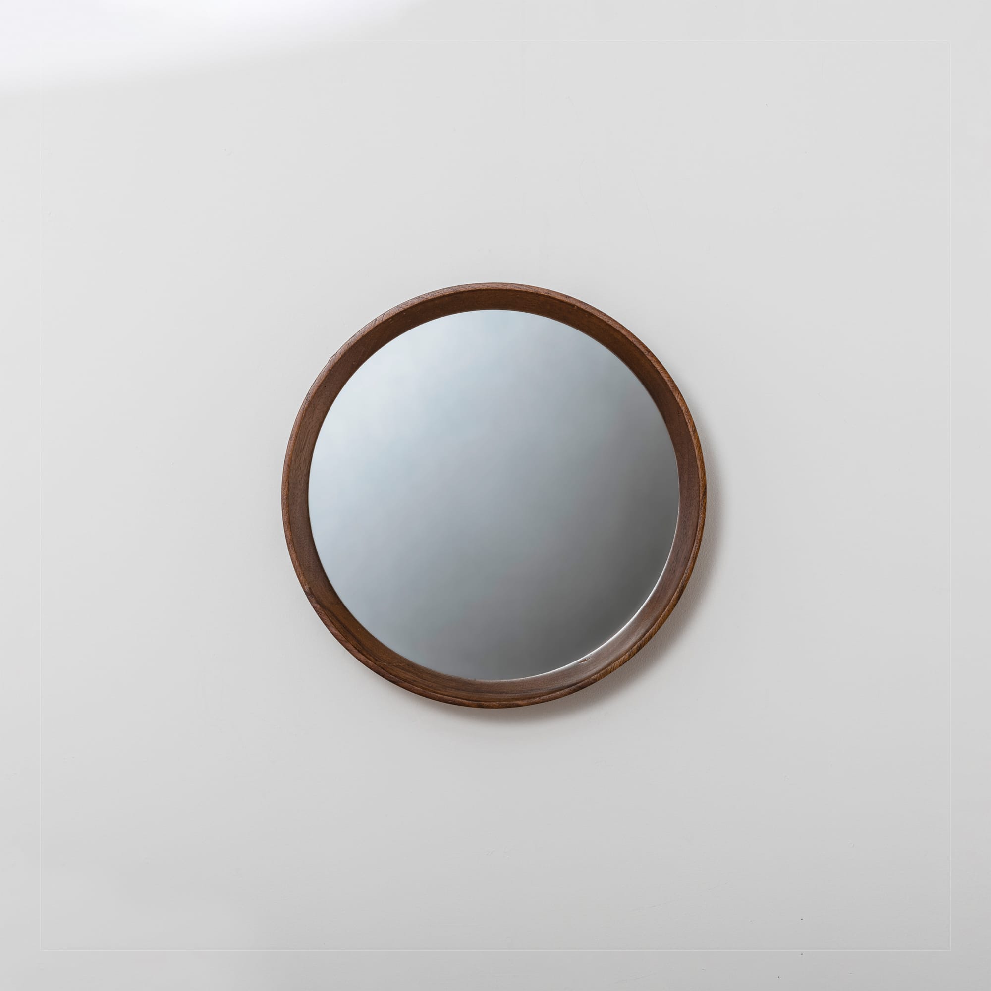 toolbox | Wooden Round Mirror