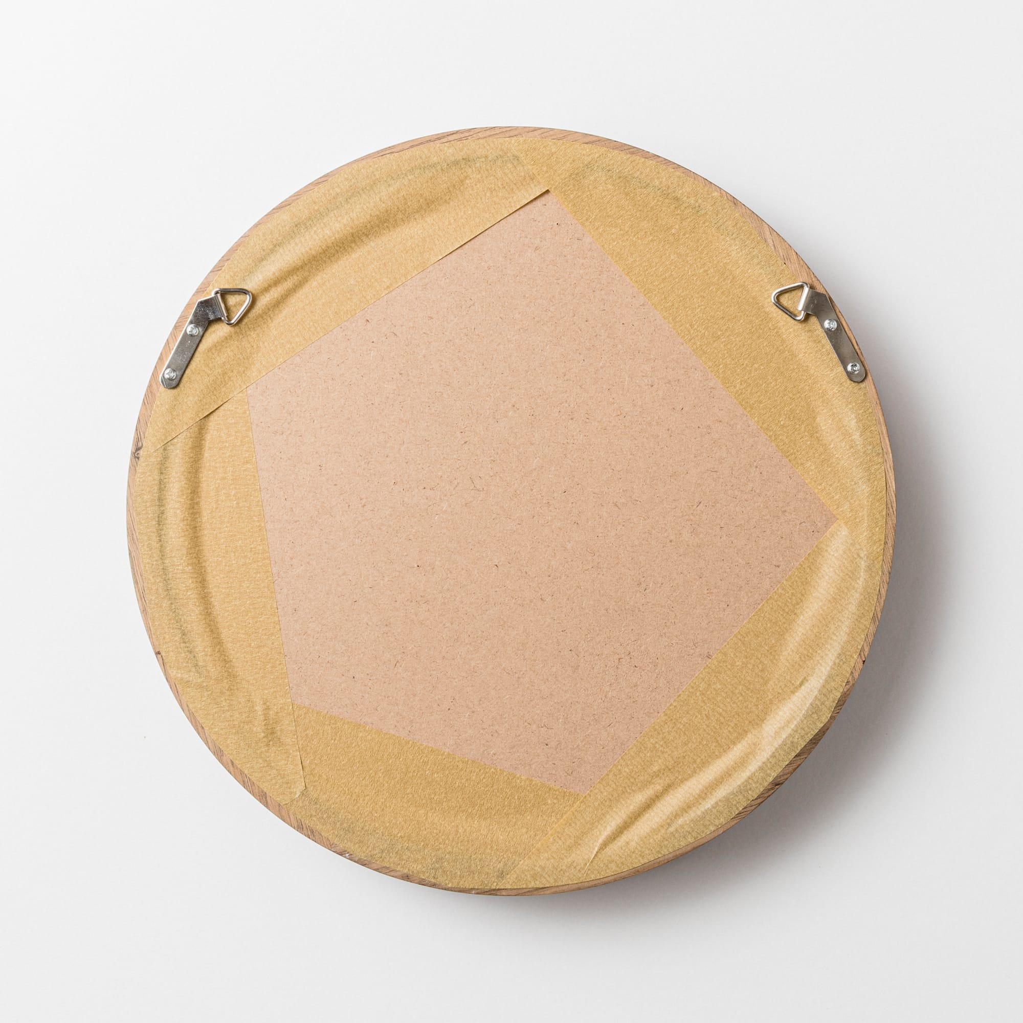 toolbox | Wooden Round Mirror