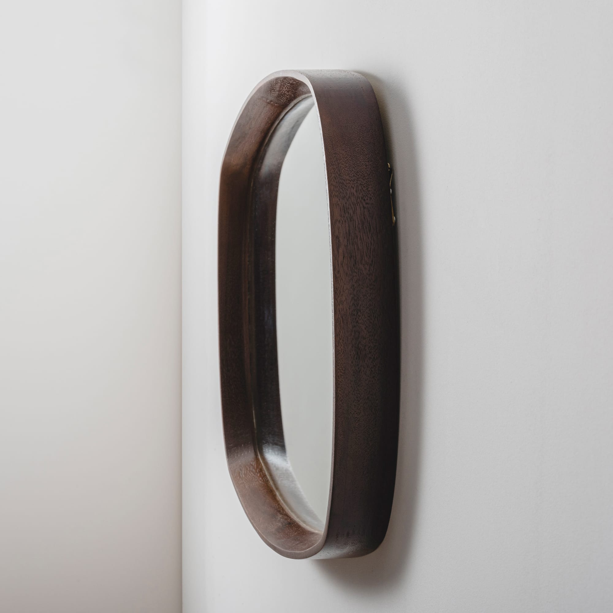 toolbox | Wooden Round Mirror