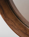 toolbox | Wooden Round Mirror