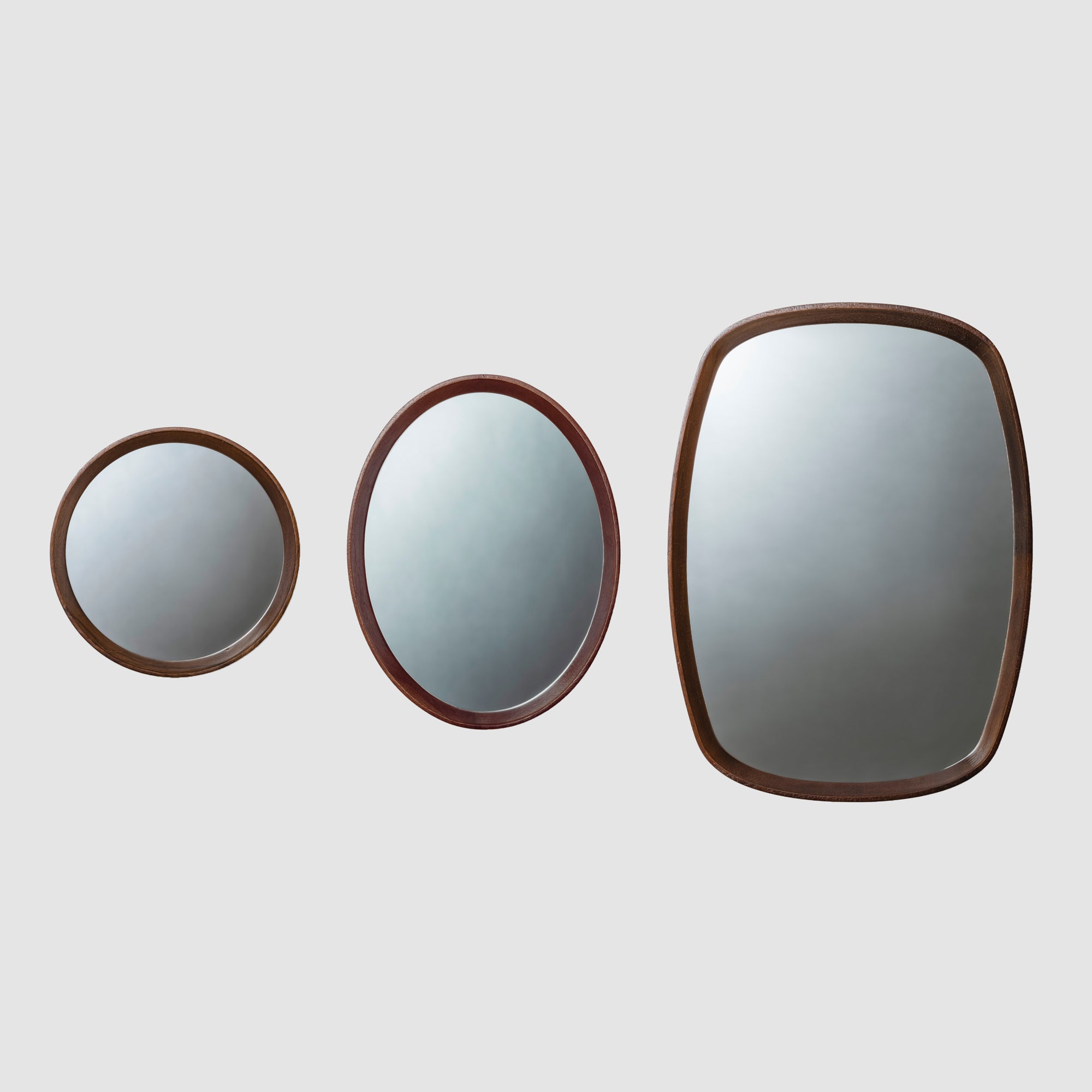 toolbox | Wooden Round Mirror