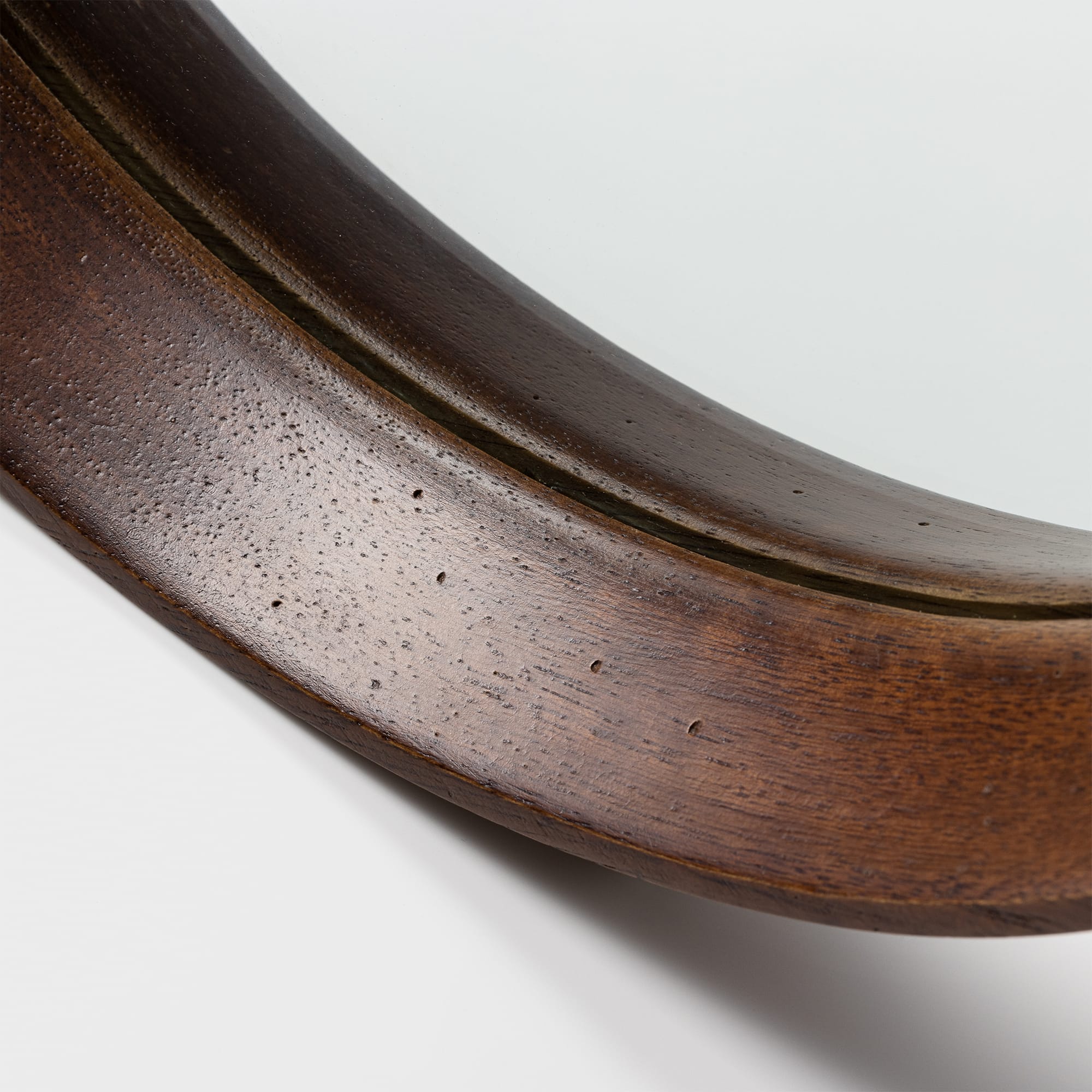 toolbox | Wooden Round Mirror