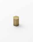 toolbox | Brass Hardware Knob - Hexagonal Column