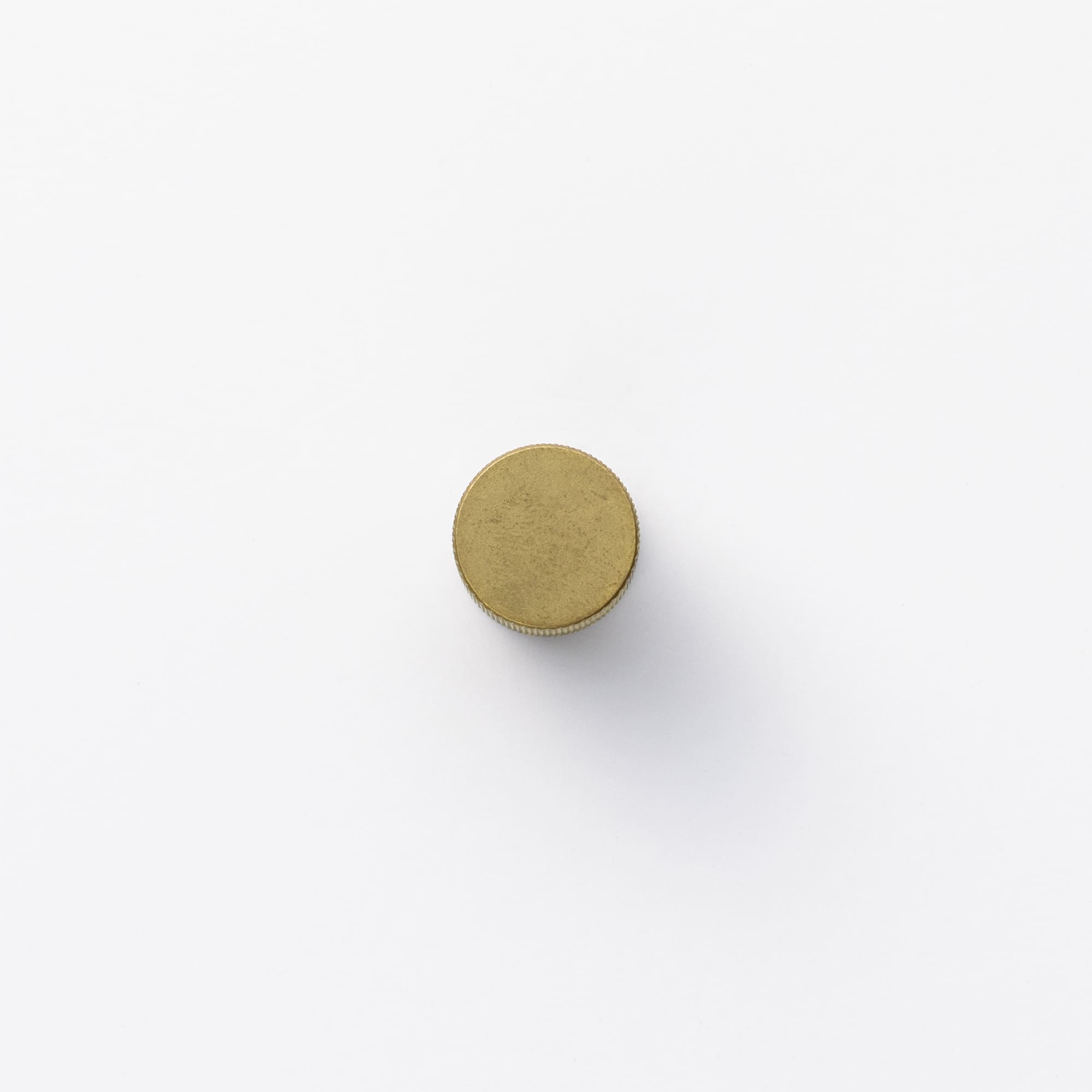toolbox | Brass Hardware φ15 Knob - Mesh Knurling