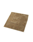 GRID RUG / CAMEL