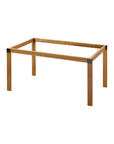 toolbox | Wooden and Iron Table Legs with Wooden Side Panel