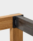 toolbox | Wooden and Iron Table Legs with Side Panels