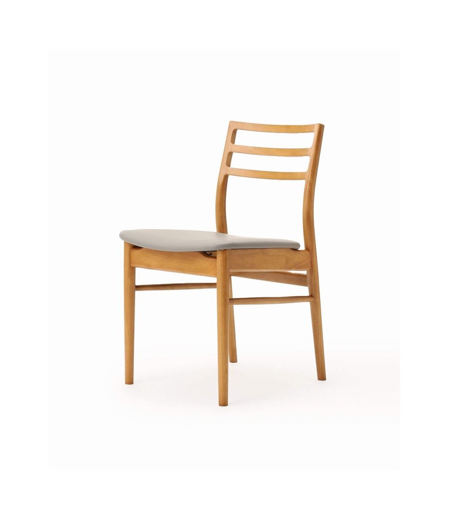 AROS DINING CHAIR - NATURAL / BROWN