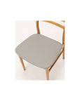 AROS DINING CHAIR - NATURAL / BROWN