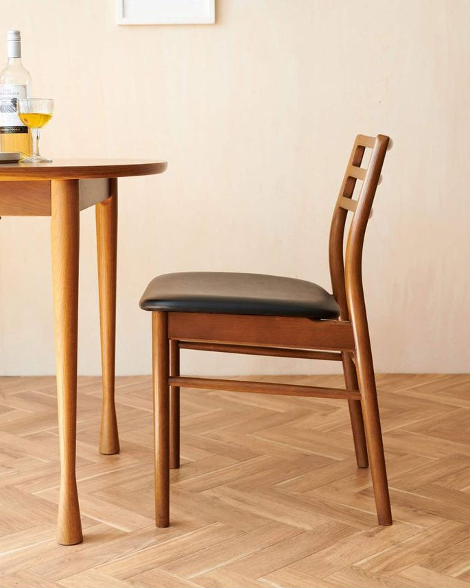 AROS DINING CHAIR - NATURAL / BROWN