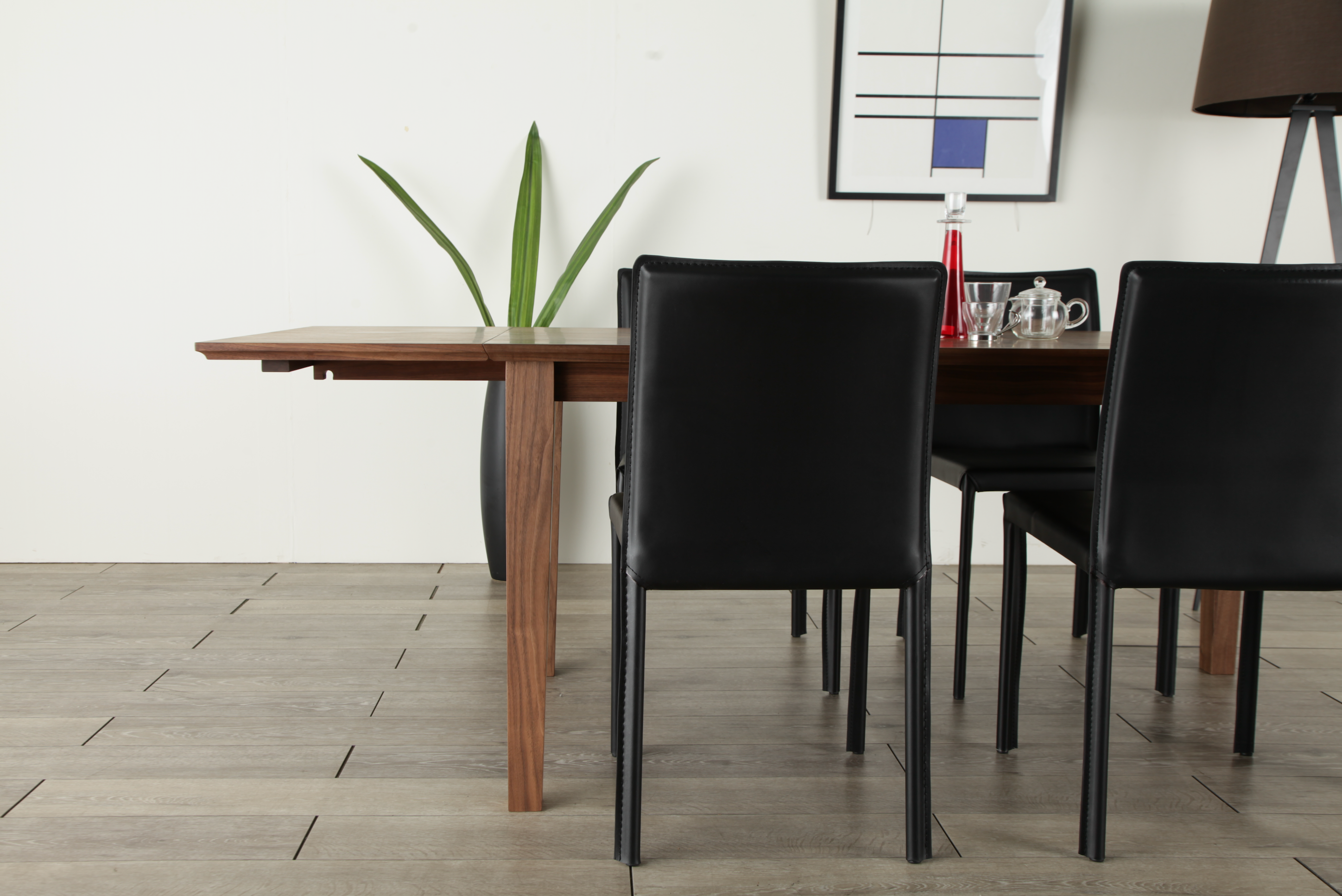BIRDY DINING TABLE (1SIDE EXTENSION TABLE)(D900)