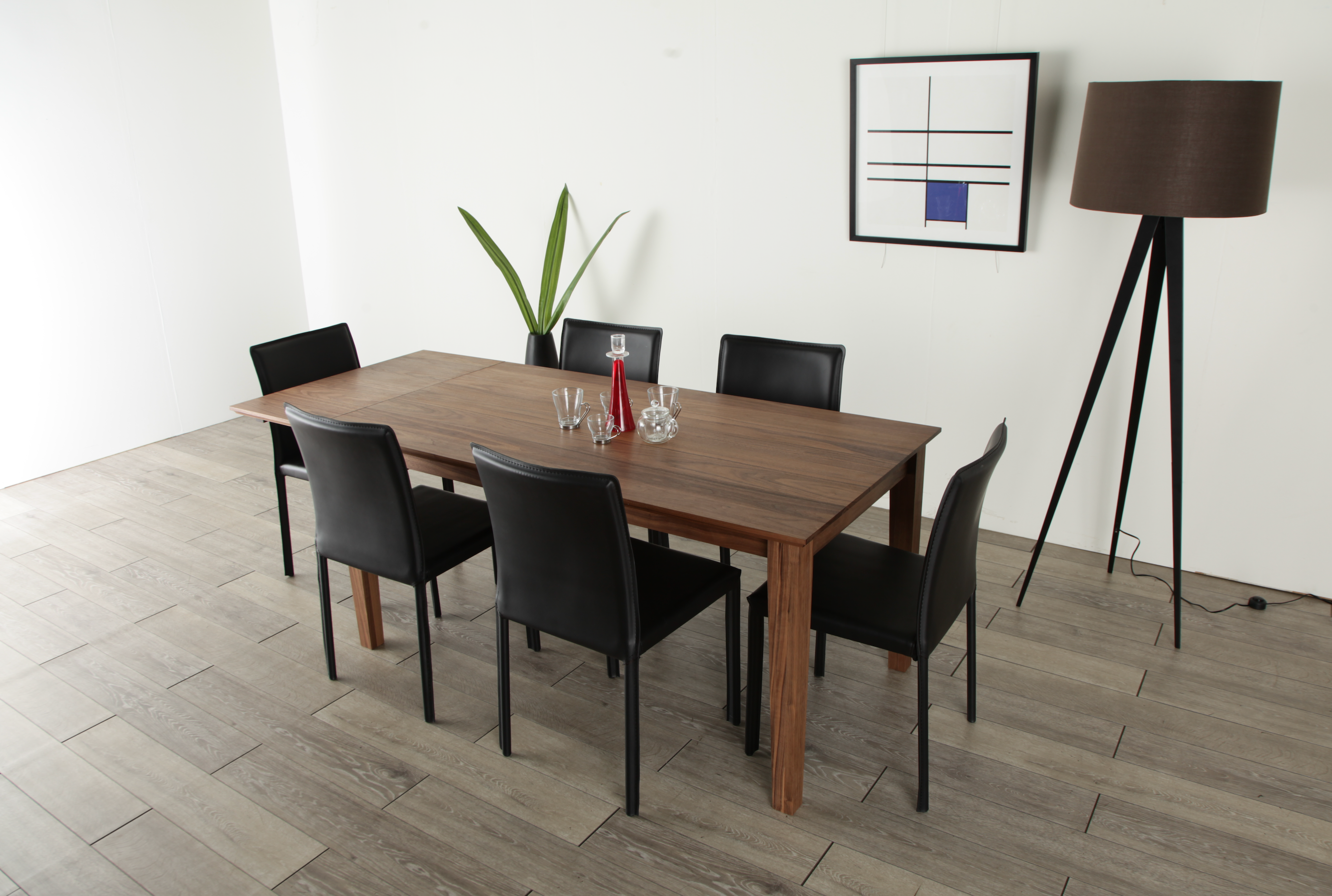 BIRDY DINING TABLE (1SIDE EXTENSION TABLE)(D800)