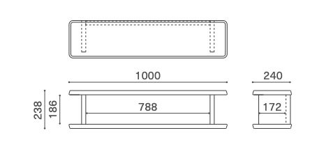 COMPOSIT SYSTEM SOFA(WOOD ARM) - D1000