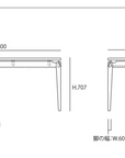 BLUE NOTE DINING TABLE (D800)