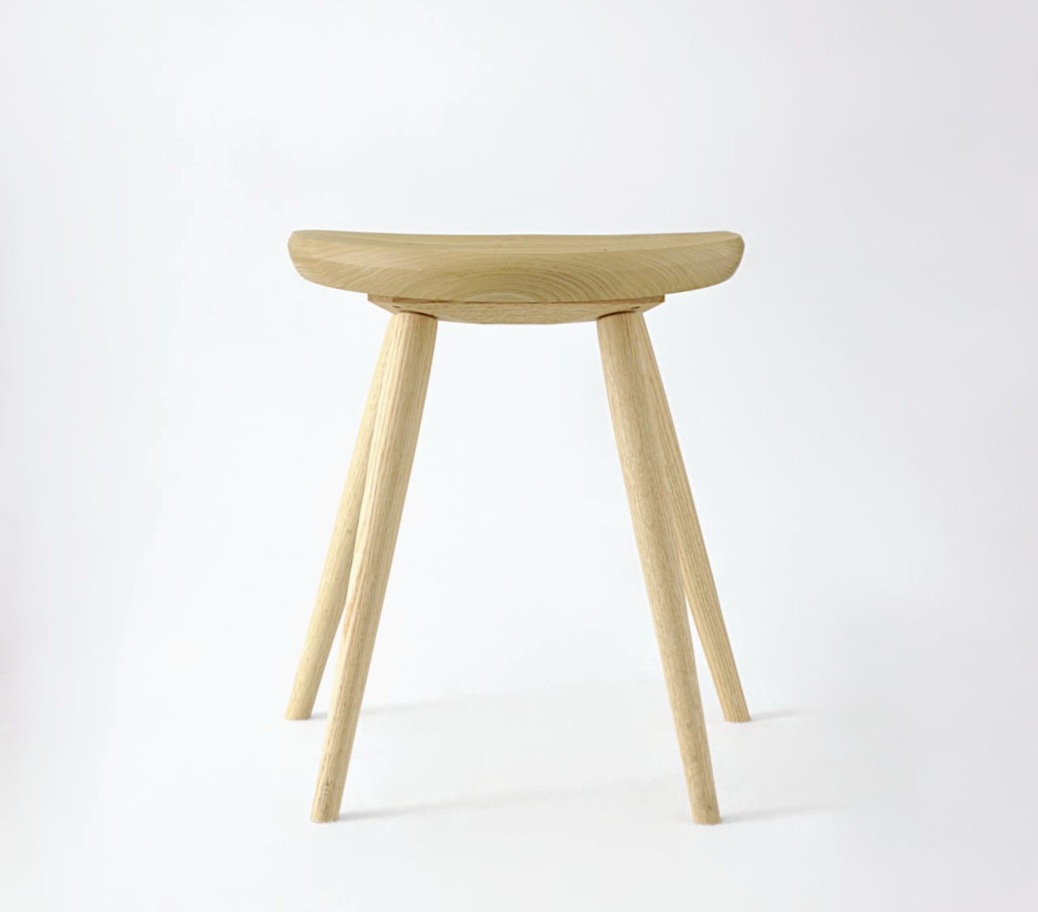 KIJIYA | Moon stool - Chestnut