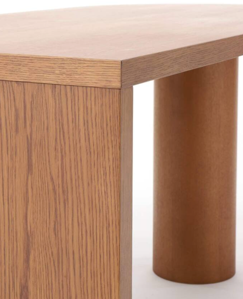 PORTO DINING TABLE SMALL - NATURAL / BROWN