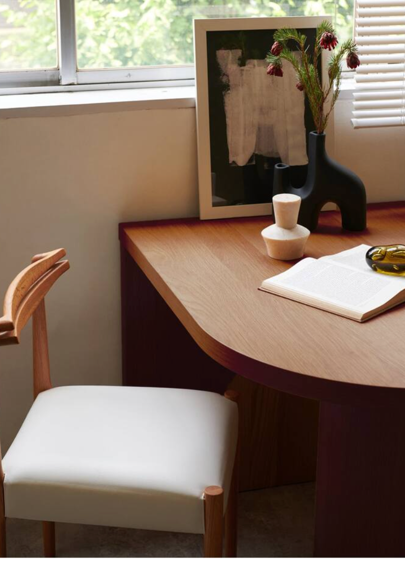 PORTO DINING TABLE SMALL - NATURAL / BROWN