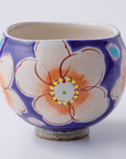 虚空蔵窯 | A cup of Violet Flower Urara