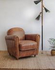OAKS CLUB CHAIR (CRACK / SMOOTH)