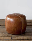 OAKS LEATHER STOOL