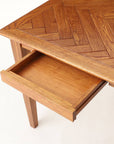 WARNER DINING TABLE-S ( HERRINGBONE / STANDARD )