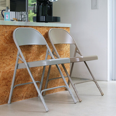 TUBULAR STEEL FOLDING CHAIR