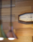 INTERZERO | LINE Clock Walnut