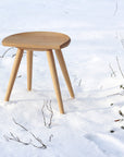 KIJIYA | Moon stool - Walnut