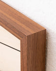 INTERZERO | LINE Clock Walnut