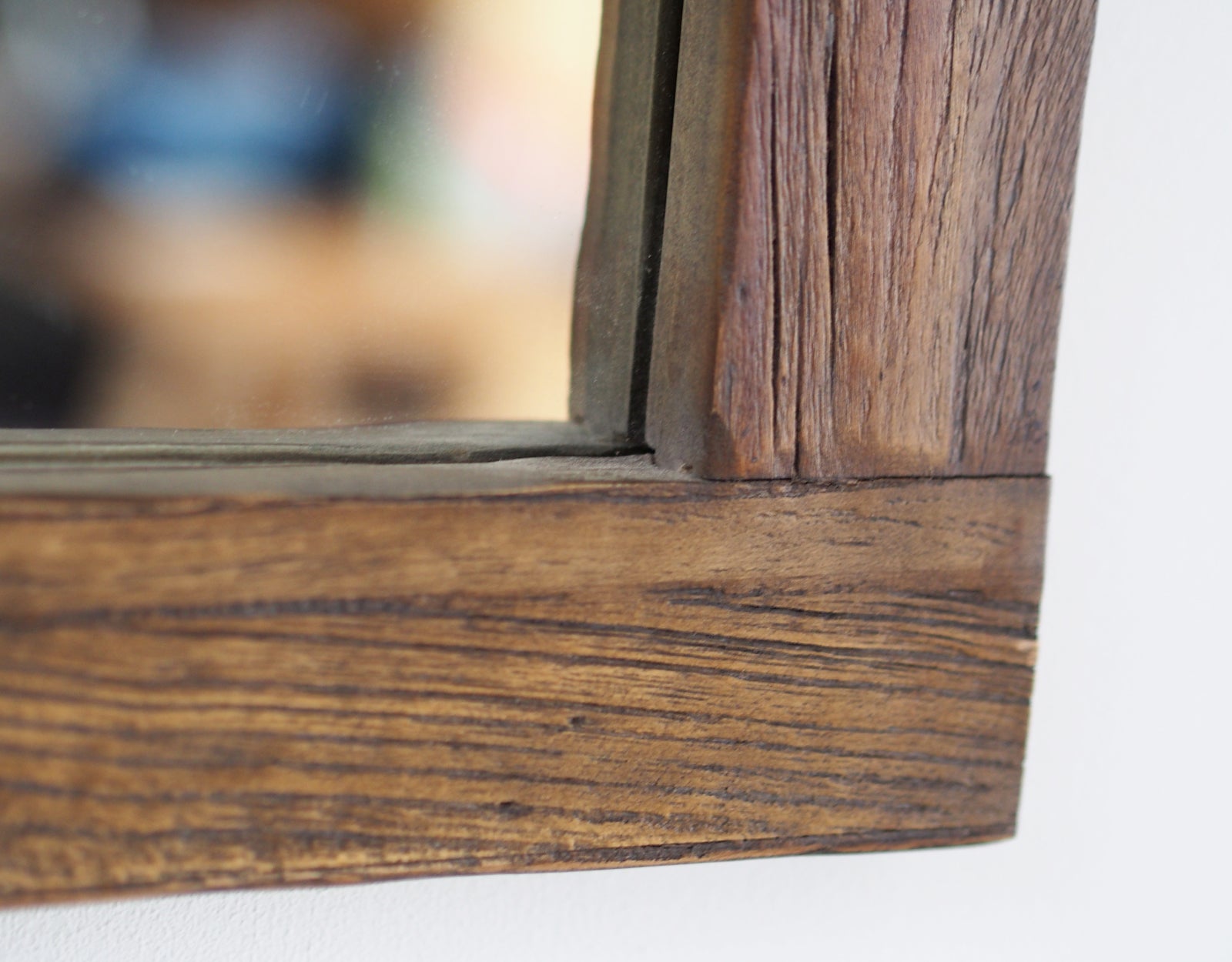 toolbox | Antique Wood Washbasin Mirror