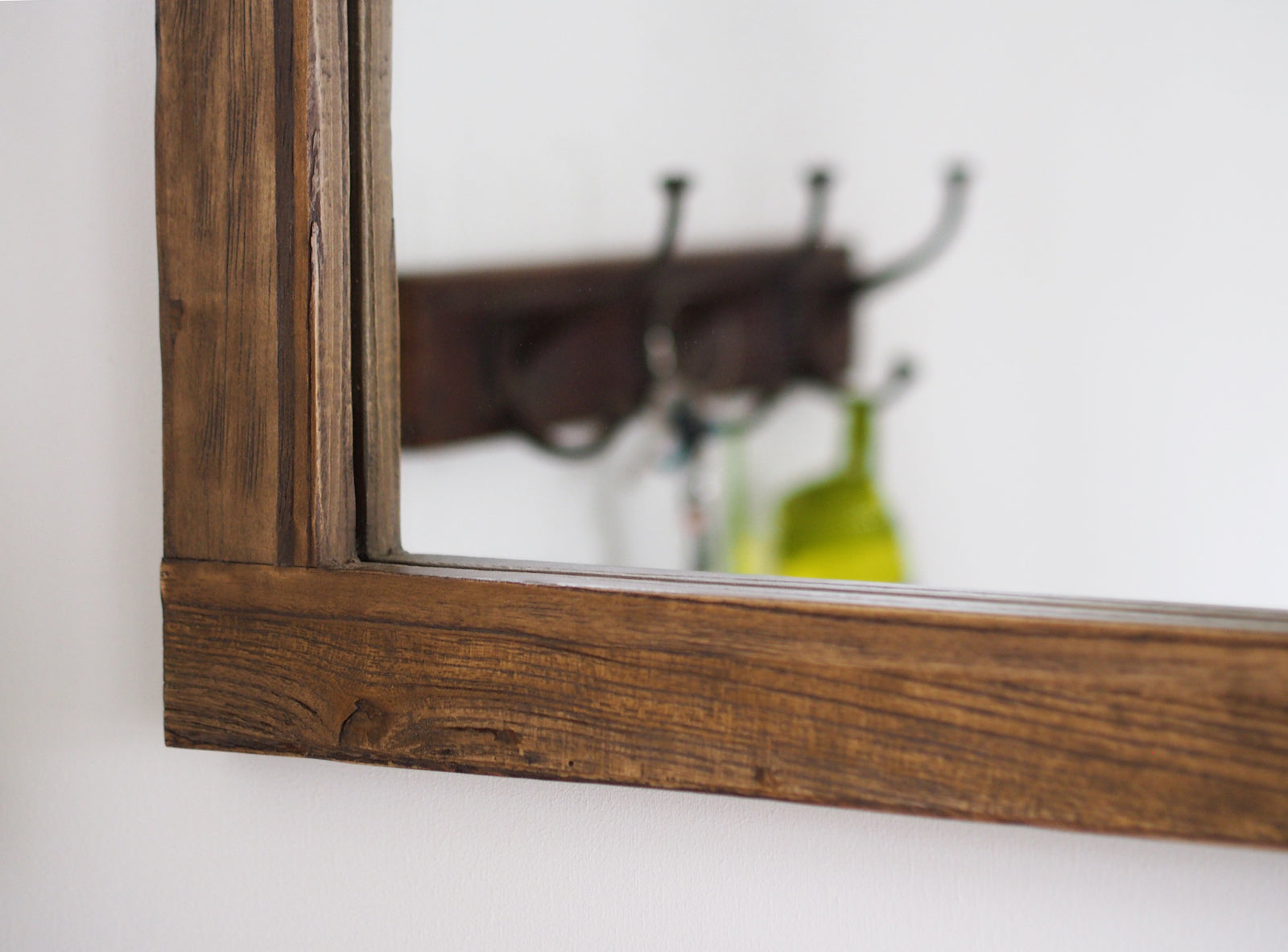 toolbox | Antique Wood Washbasin Mirror