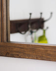 toolbox | Antique Wood Washbasin Mirror