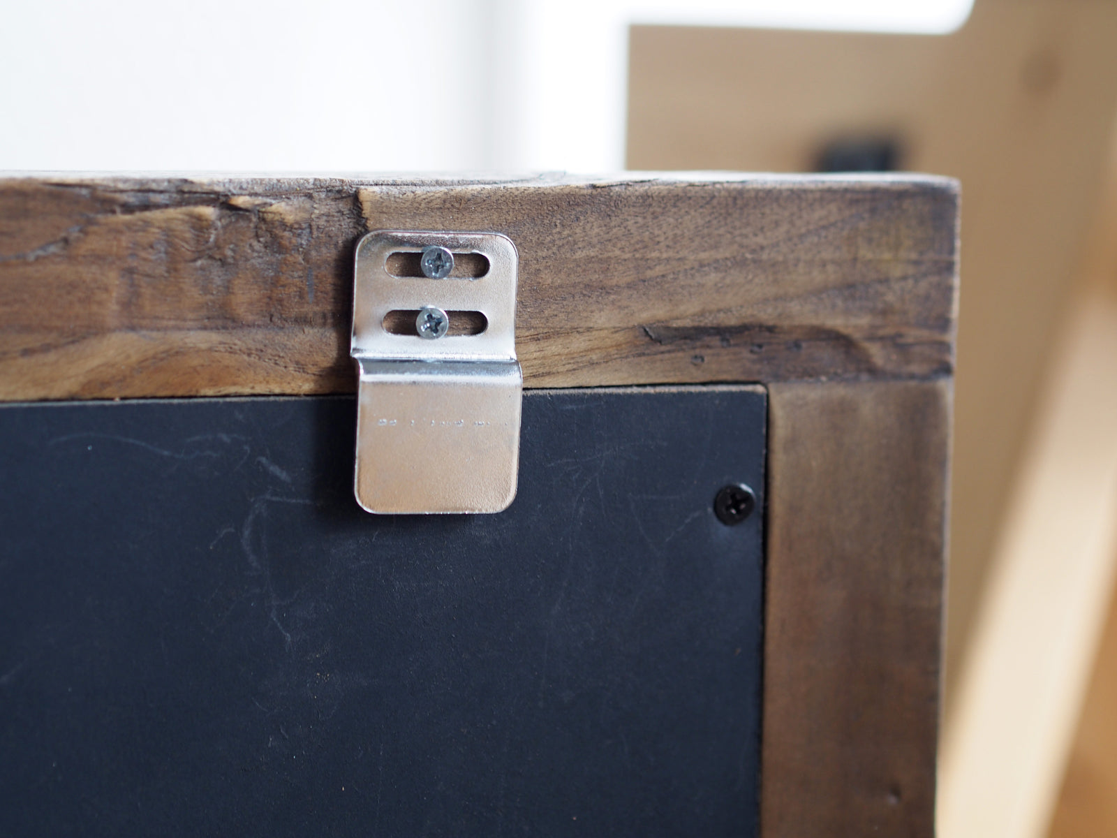 toolbox | Antique Wood Washbasin Mirror