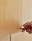 toolbox | Brass Hardware Knob - Snake Twisted