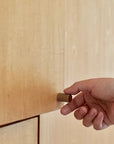 toolbox | Brass Hardware φ15 Knob - Mesh Knurling