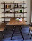 BOOKER.T CHAIR ( OAK / WALNUT )