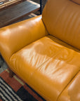 Clearance Sale - 朝日木工 - BULL Sofa 2P / Leather A (Orange)