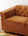 LAKEWOOD SOFA (BLUE GRAY / MUSTARD)