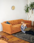 LAKEWOOD SOFA (BLUE GRAY / MUSTARD)