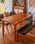 WARNER DINING TABLE ( HERRINGBONE / STANDARD )