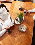 WARNER DINING TABLE ( HERRINGBONE / STANDARD )