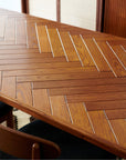 WARNER DINING TABLE ( HERRINGBONE / STANDARD )